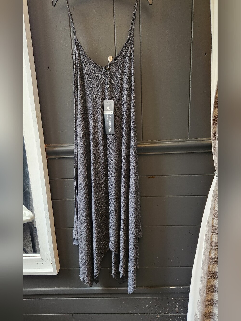 Christian Siriano Sharkbite Hemline Dress
